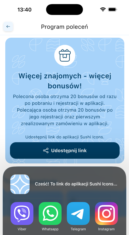 Wybierz wygodny komunikator i wyślij link znajomemu