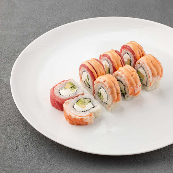 Roll Philadelphia mix shrimp/tuna